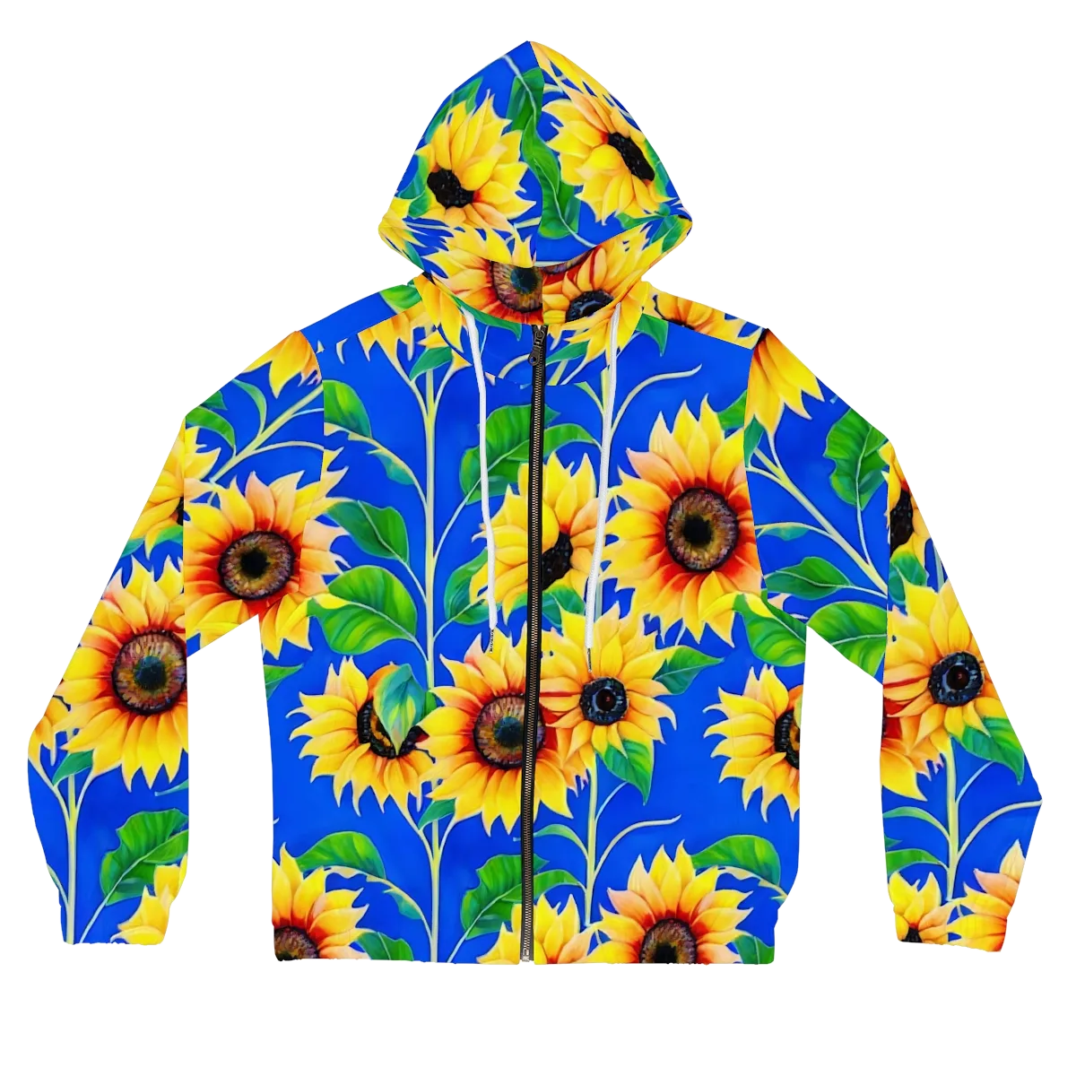 Sunlit Canopy on Women's Full-Zip Hoodie — Front