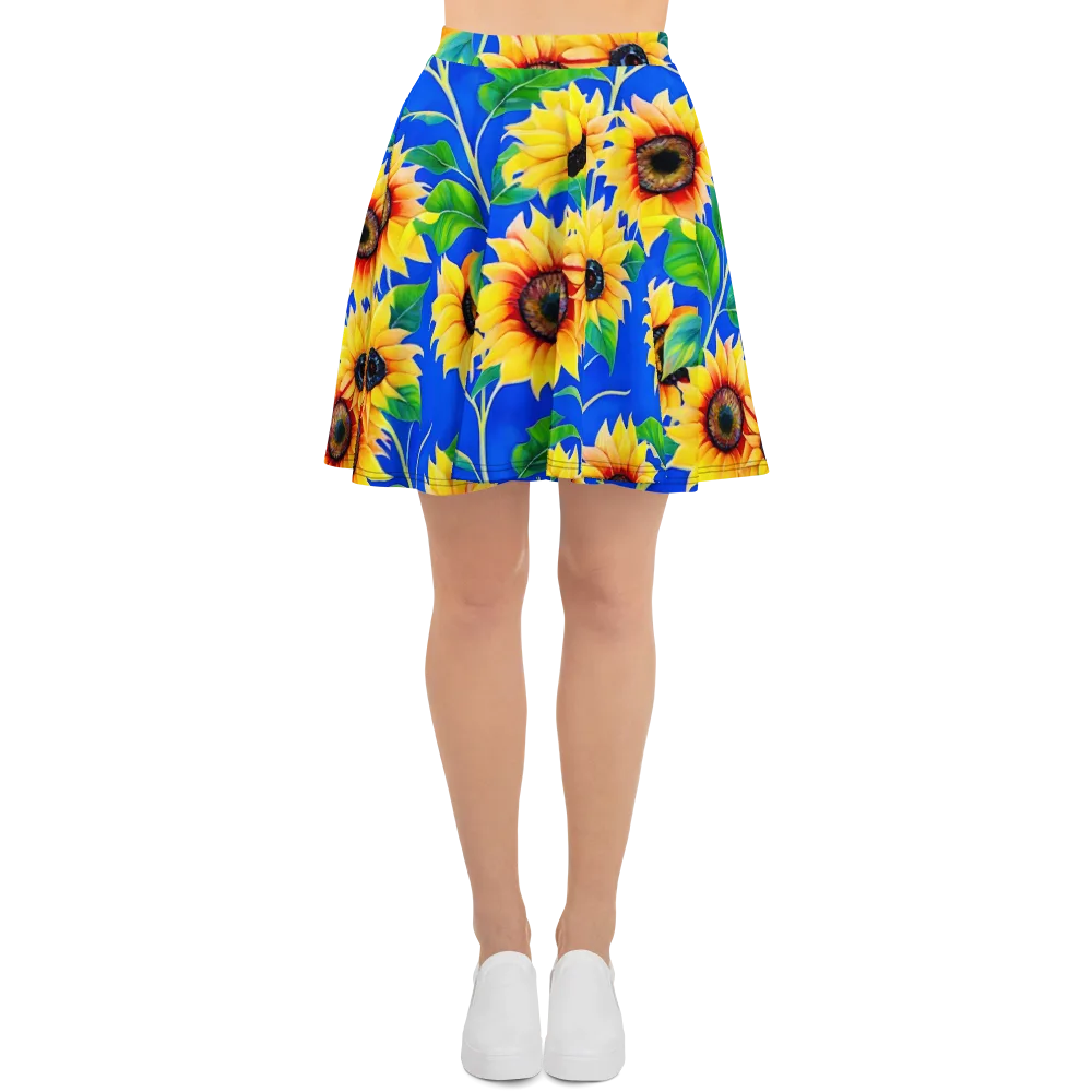 Sunlit Canopy on Skater Skirt — Front