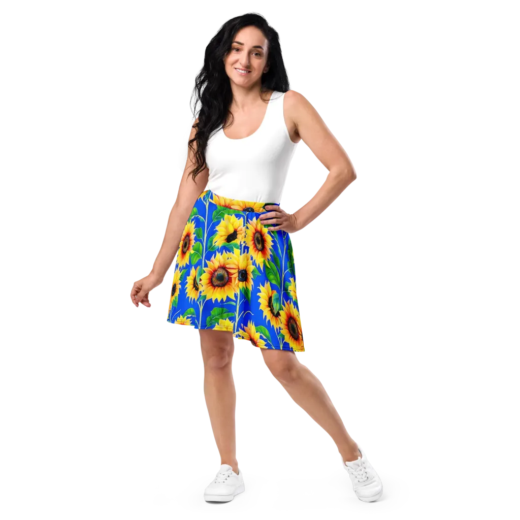 Sunlit Canopy on Skater Skirt — Front