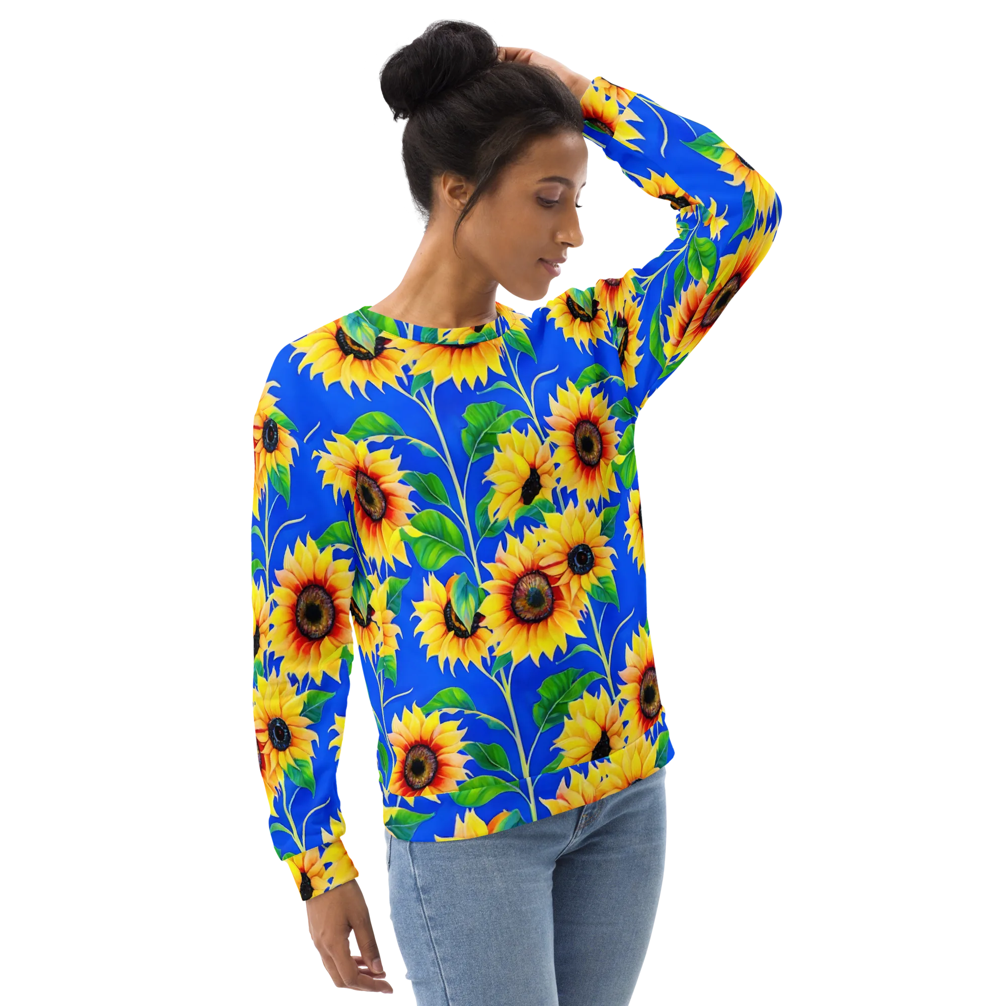 Sunlit Canopy on Sweatshirt — Right Front