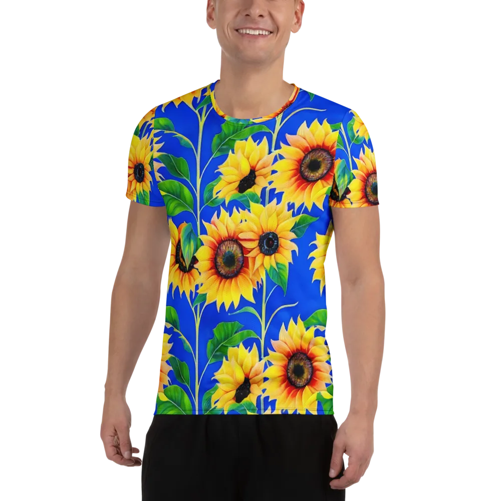 Sunlit Canopy on Men's Athletic T-Shirt — Front