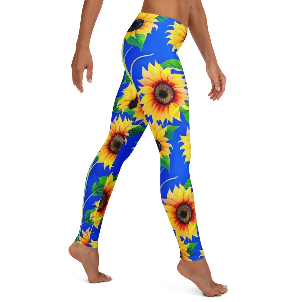 Sunlit Canopy on Leggings — Right