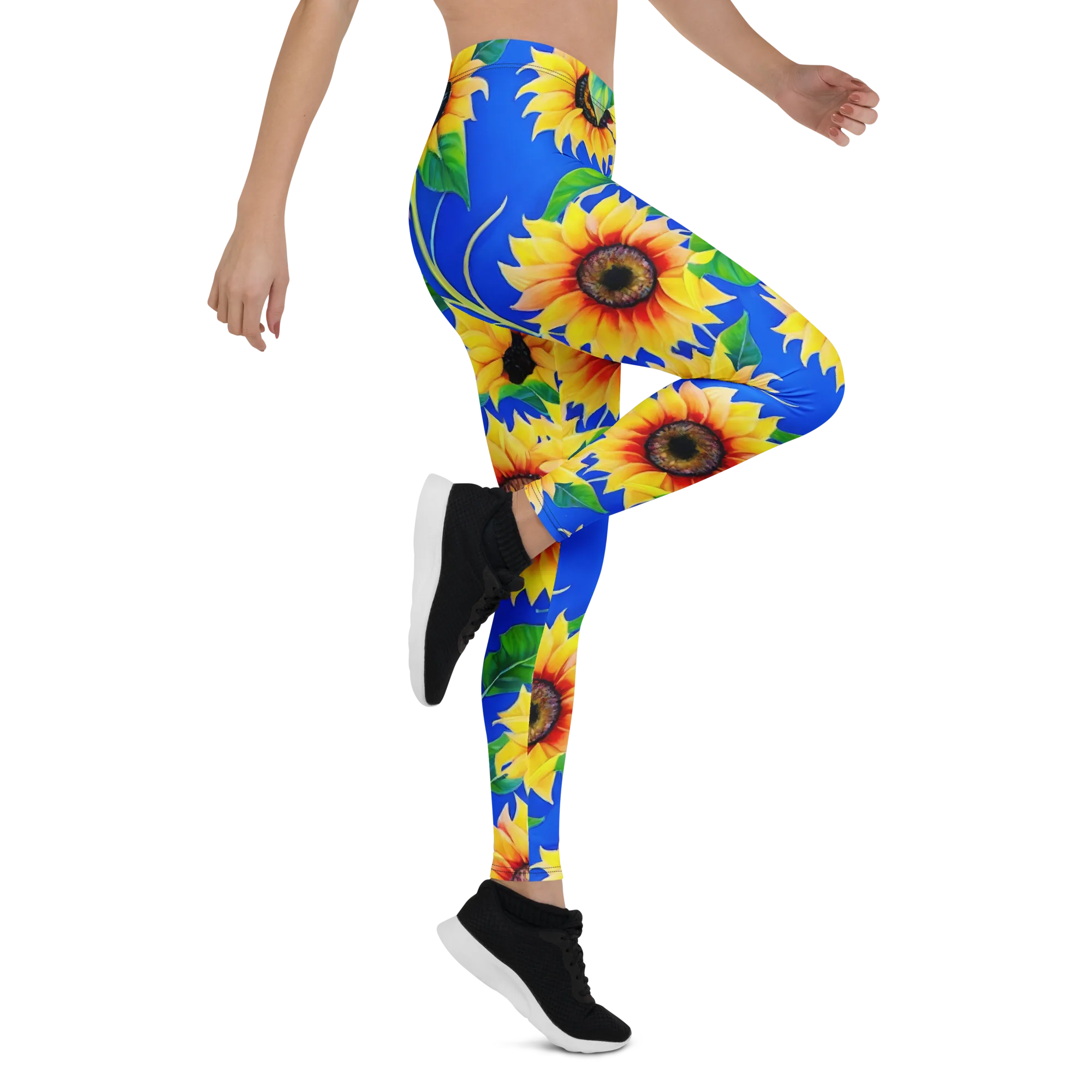 Sunlit Canopy on Leggings — Right