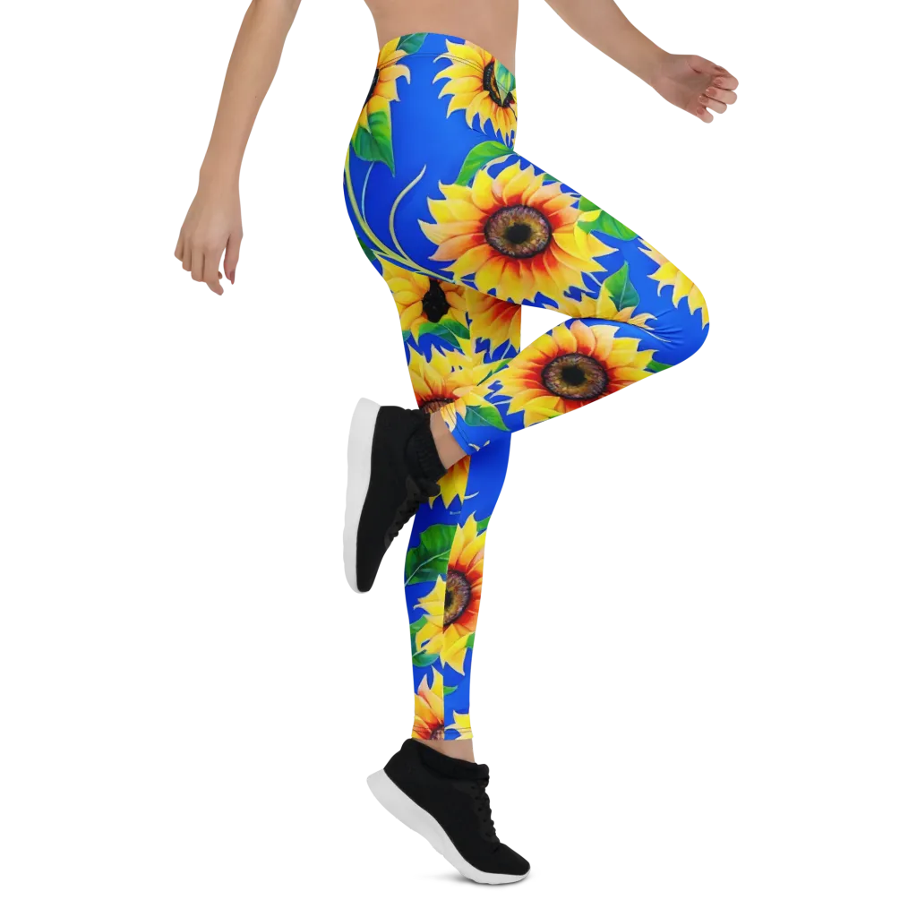 Sunlit Canopy on Leggings — Right
