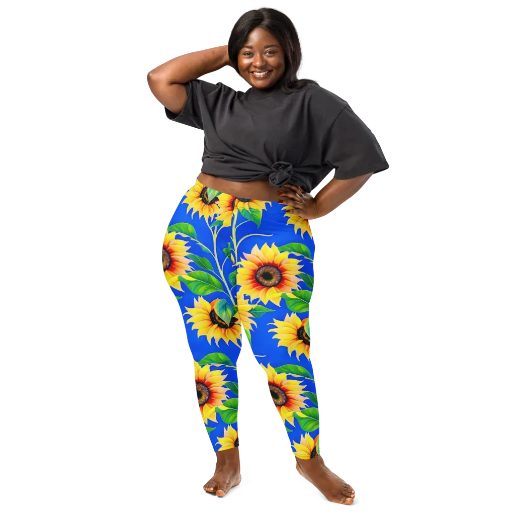 Sunlit Canopy on Leggings — Front