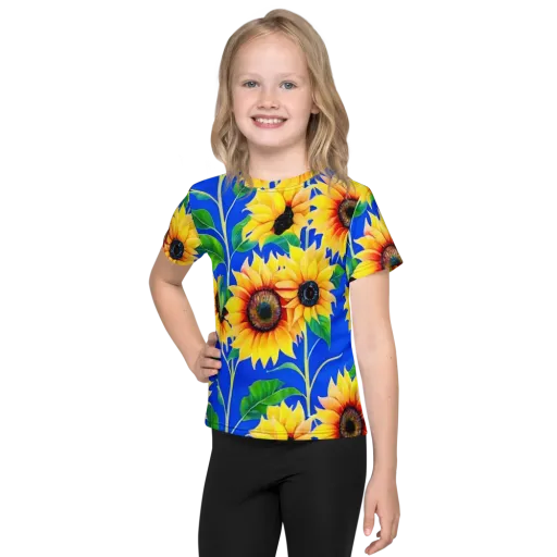 Sunlit Canopy on a Kids Crew Neck T-Shirt