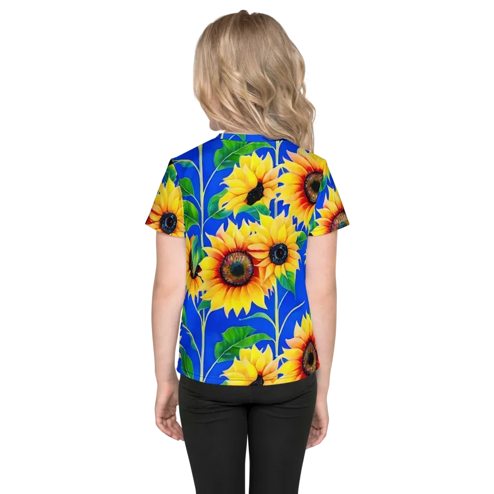 Sunlit Canopy on Kids Crew Neck T-Shirt — Back