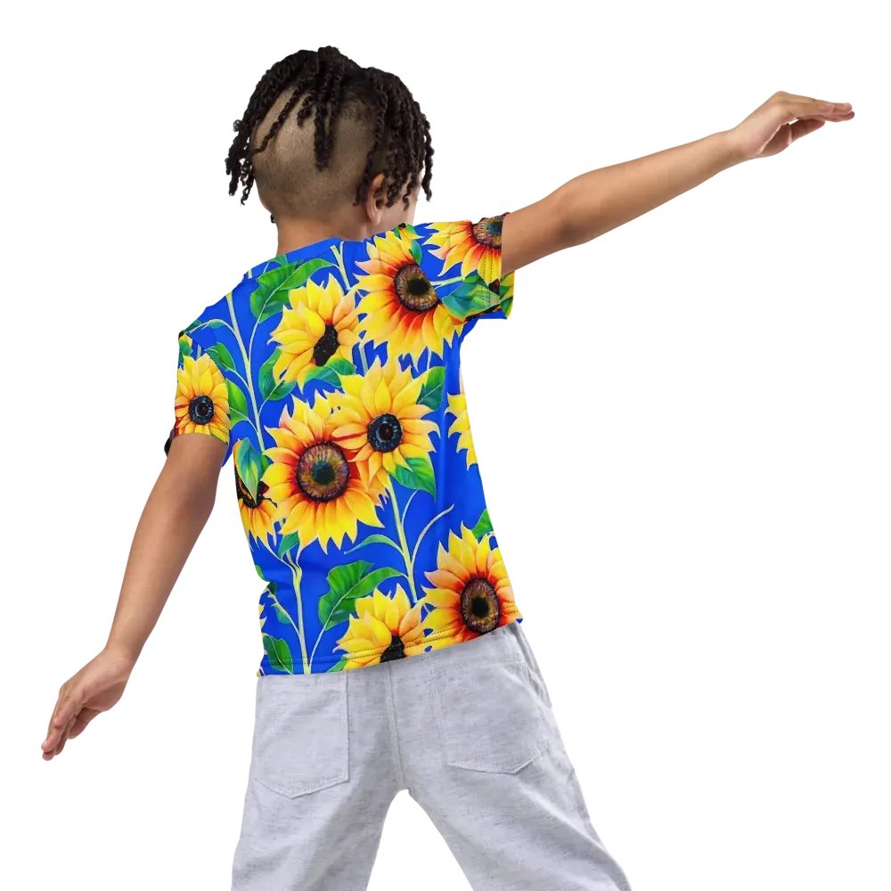 Sunlit Canopy on Kids Crew Neck T-Shirt — Back