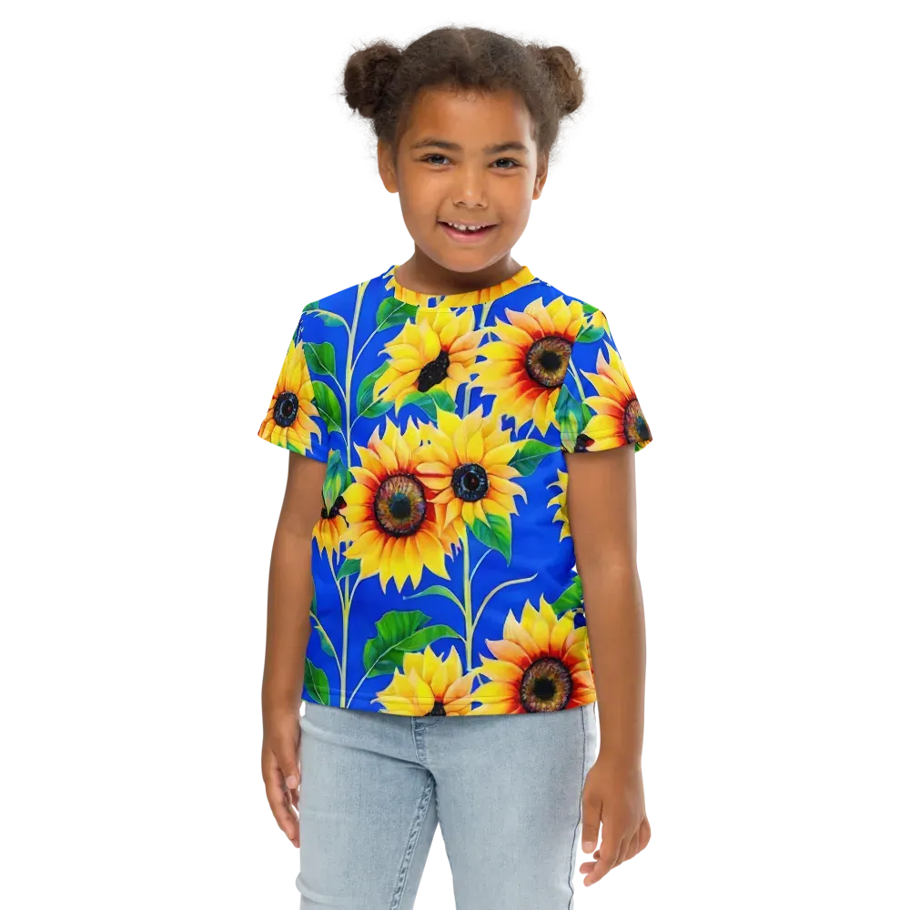 Sunlit Canopy on Kids Crew Neck T-Shirt — Front