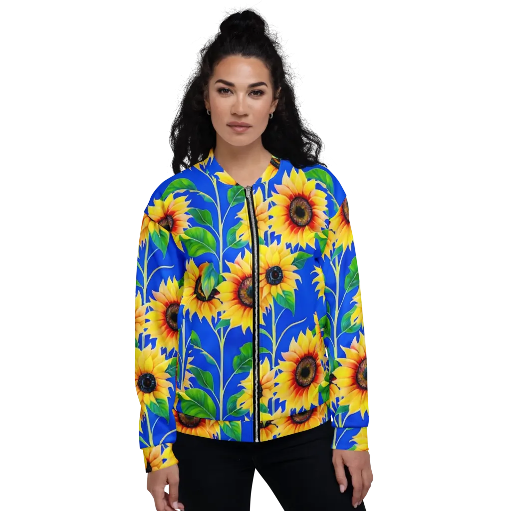 Sunlit Canopy on Bomber Jacket — Front