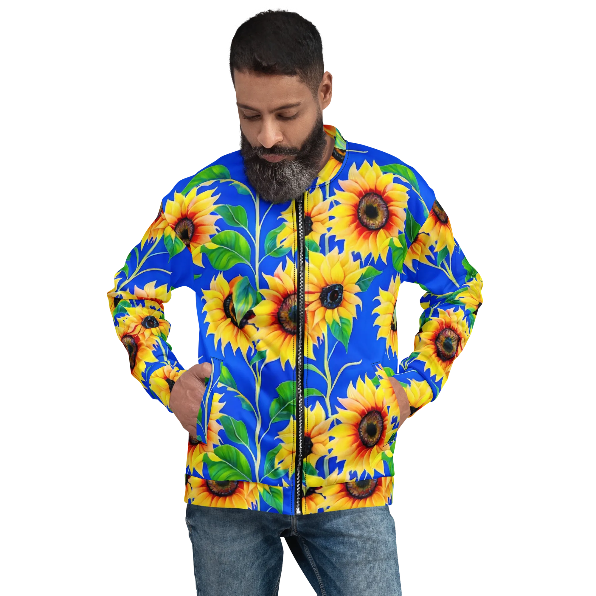 Sunlit Canopy on Bomber Jacket — Front