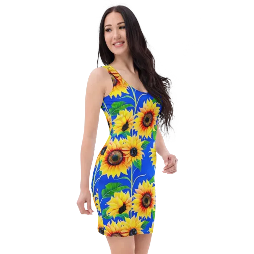 Sunlit Canopy on a Bodycon Dress