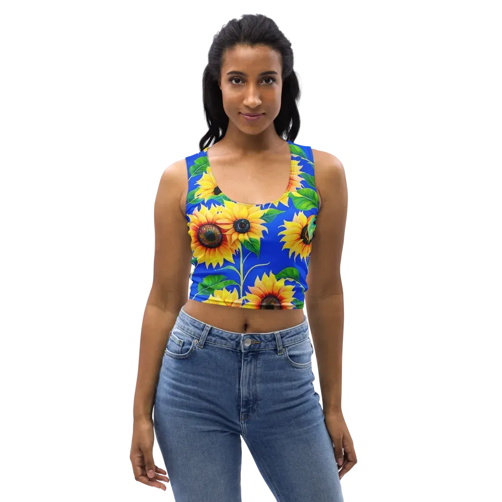 Sunlit Canopy on Crop Top — Front