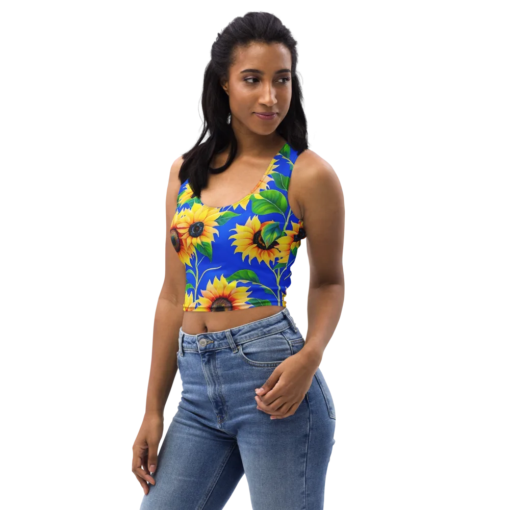 Sunlit Canopy on Crop Top — Left Front