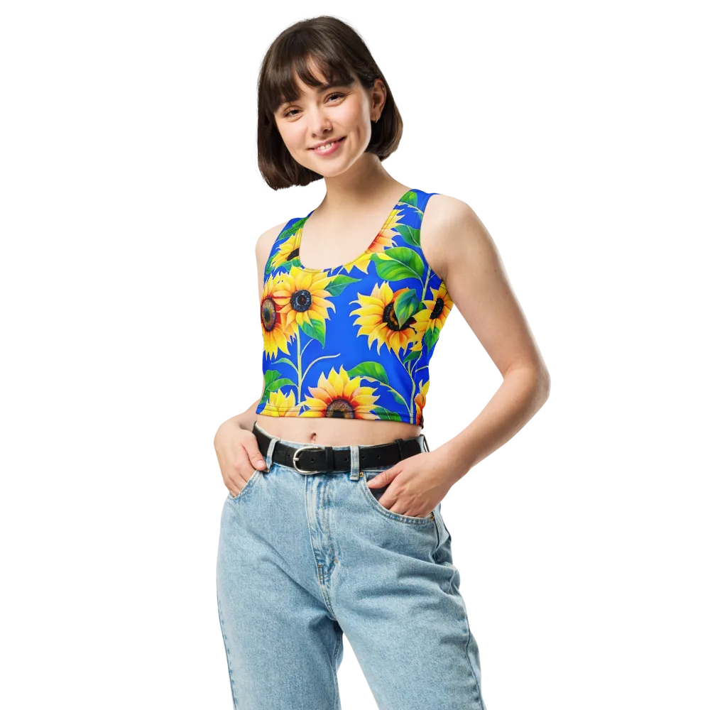 Sunlit Canopy on Crop Top — Front