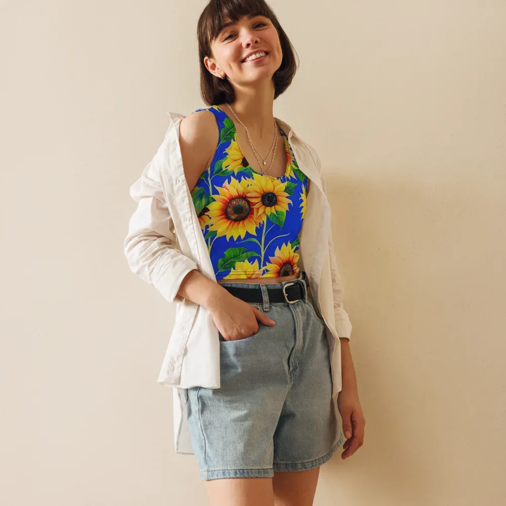 Sunlit Canopy on Crop Top — Front