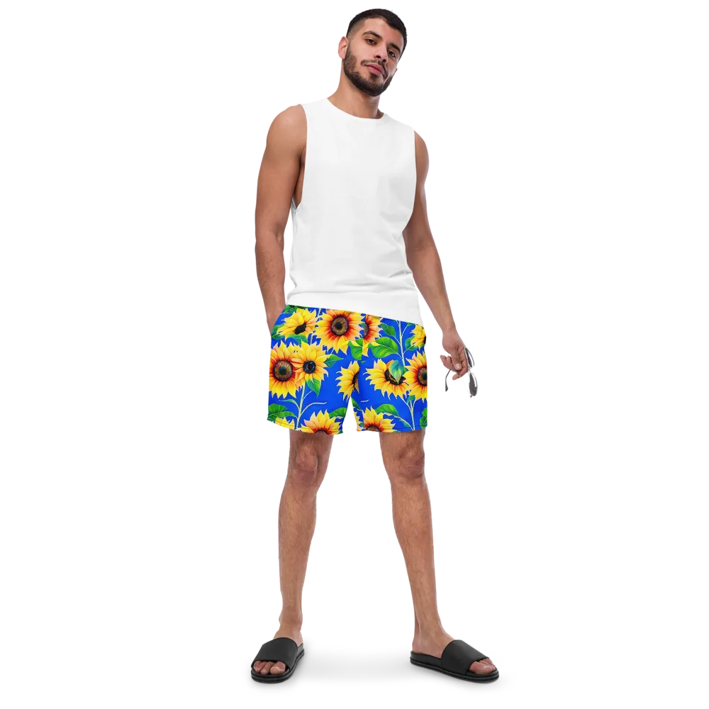 Sunlit Canopy on Swim Trunks — Front