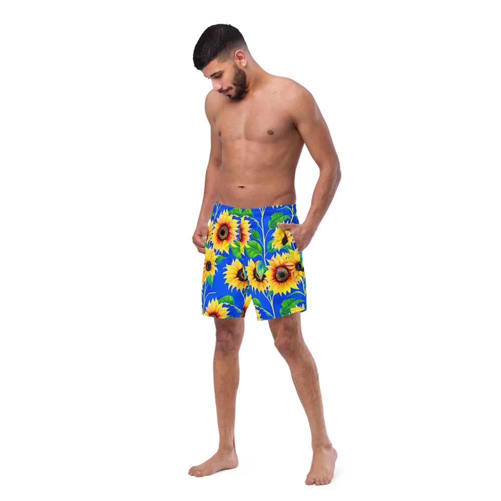 Sunlit Canopy on Swim Trunks — Left Front