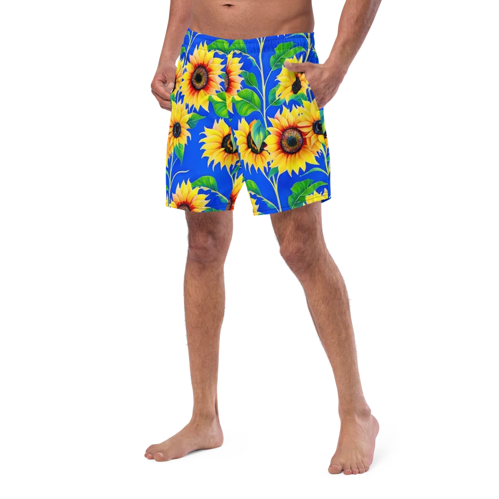 Sunlit Canopy on Swim Trunks — Left Front