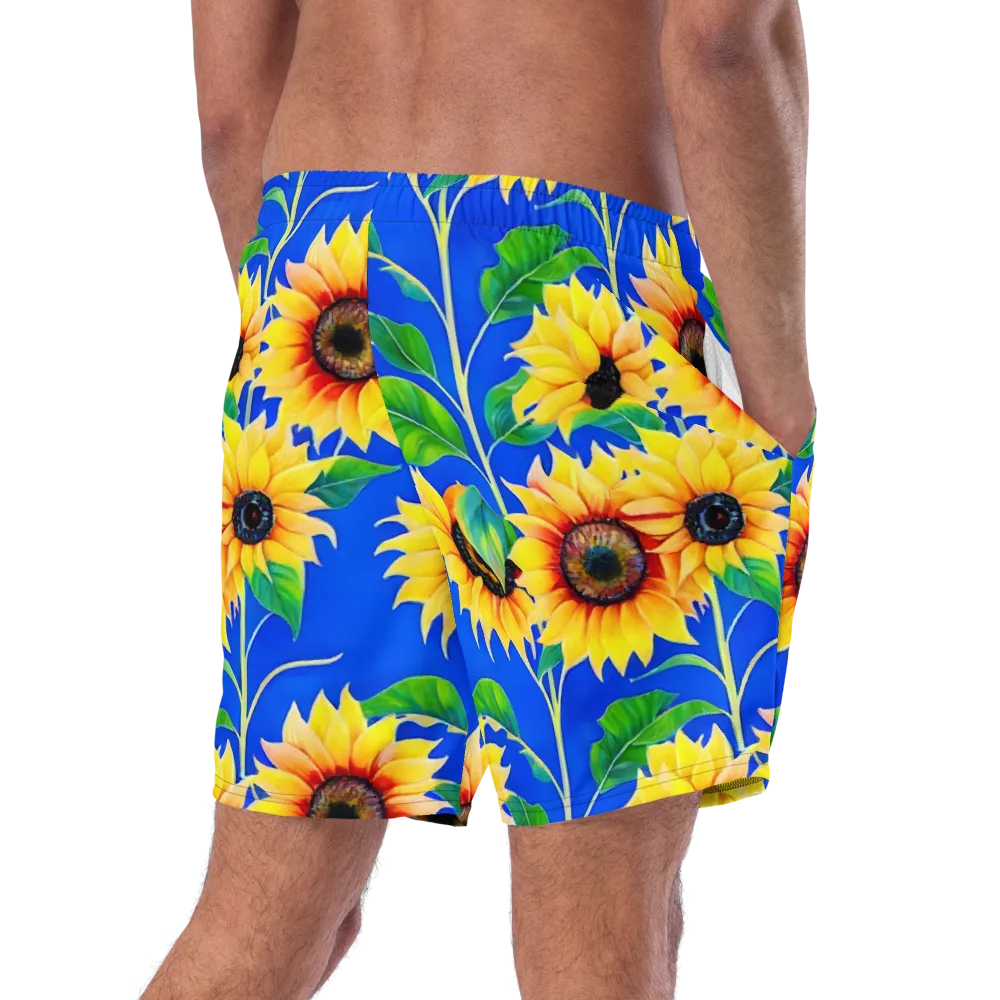 Sunlit Canopy on Swim Trunks — Right Back