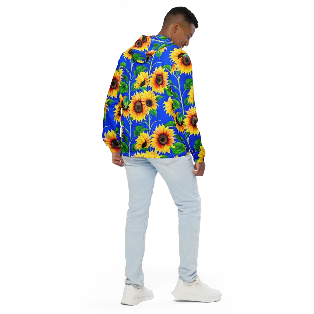Sunlit Canopy on Men's Windbreaker — Back
