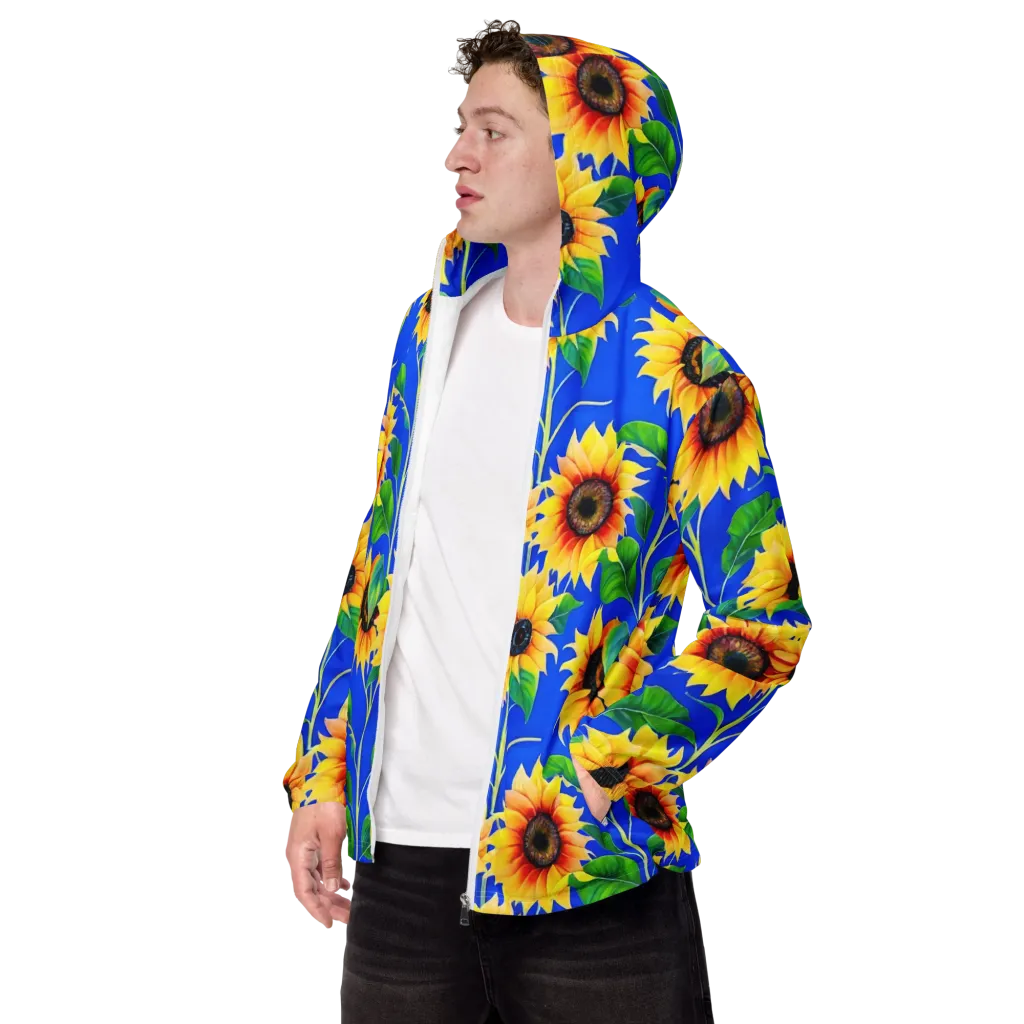 Sunlit Canopy on Men's Windbreaker — Left Front
