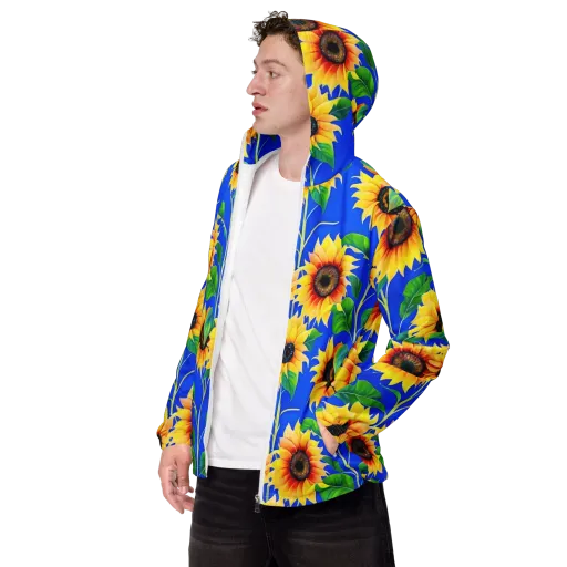 Sunlit Canopy on a Men's Windbreaker