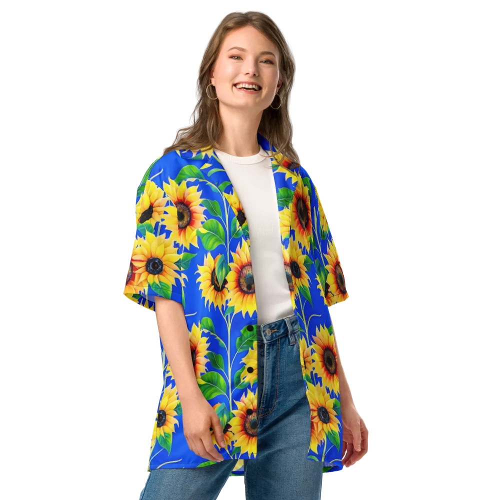 Sunlit Canopy on Button Shirt — Front