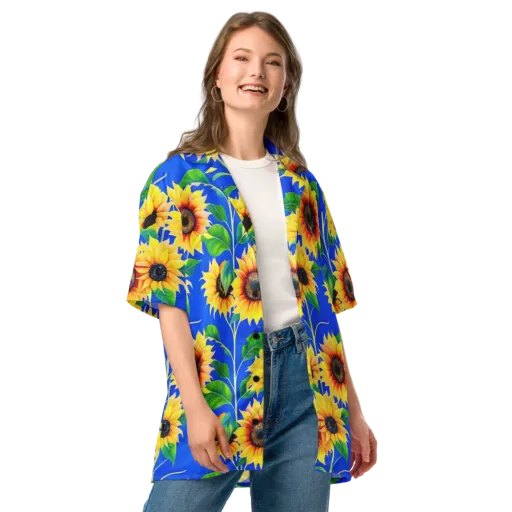 Sunlit Canopy on a Button Shirt
