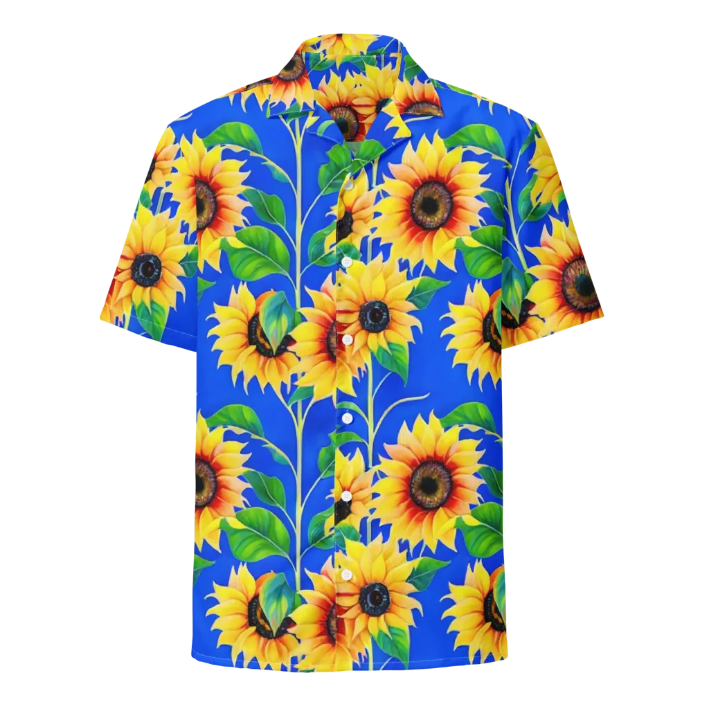Sunlit Canopy on Button Shirt — Front