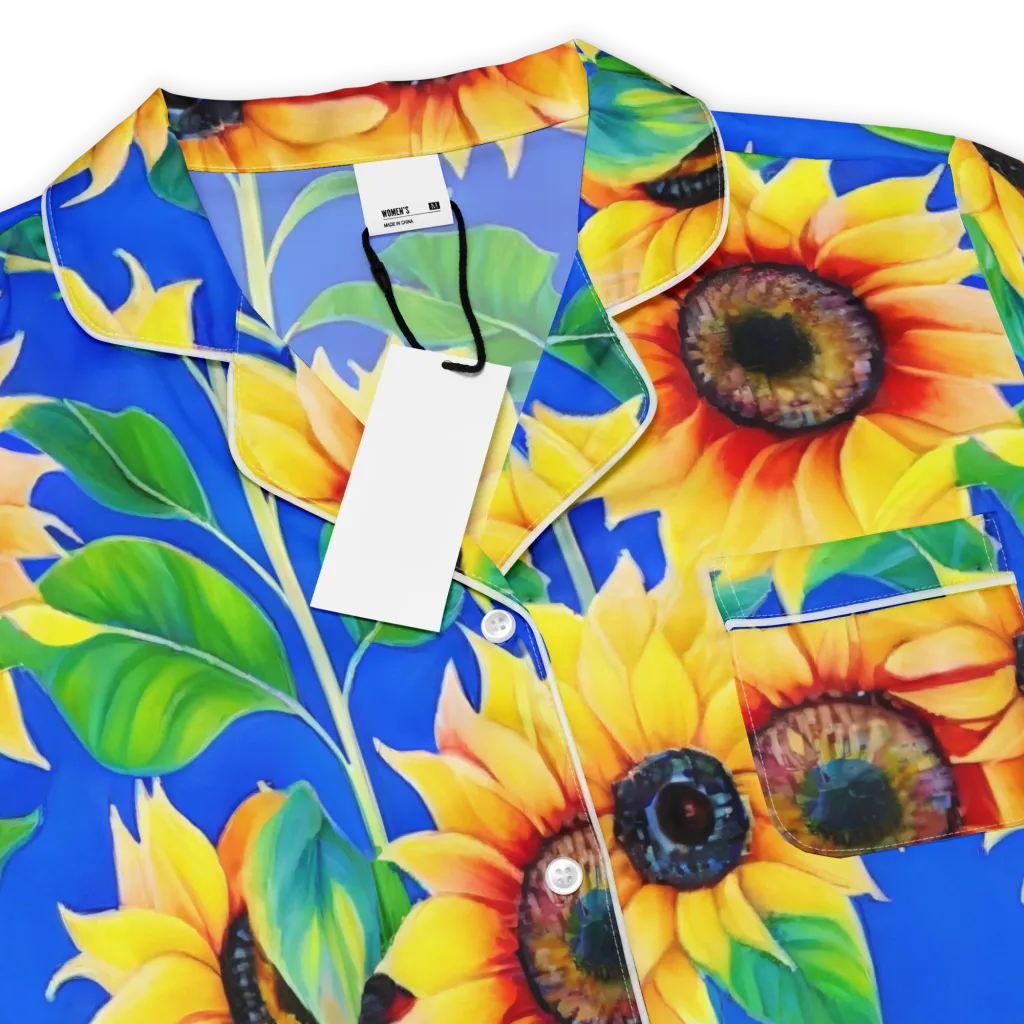 Sunlit Canopy on Women's Short Sleeve Pajama Top — Product details