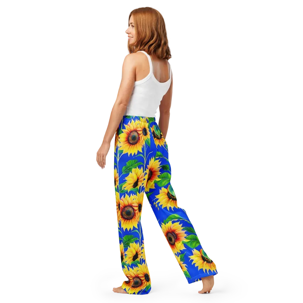 Sunlit Canopy on Women's Pajama Pants — Back