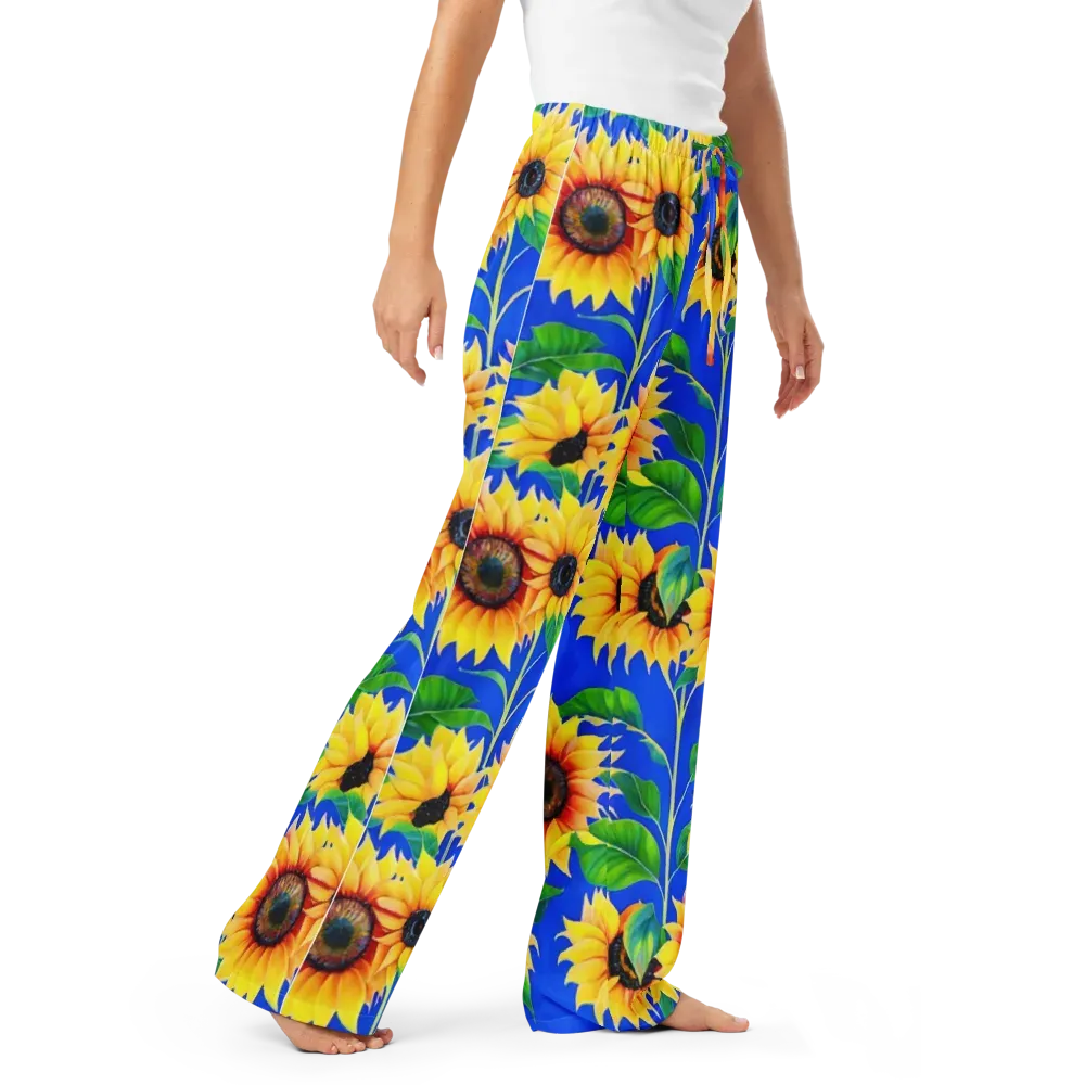Sunlit Canopy on Women's Pajama Pants — Right Front