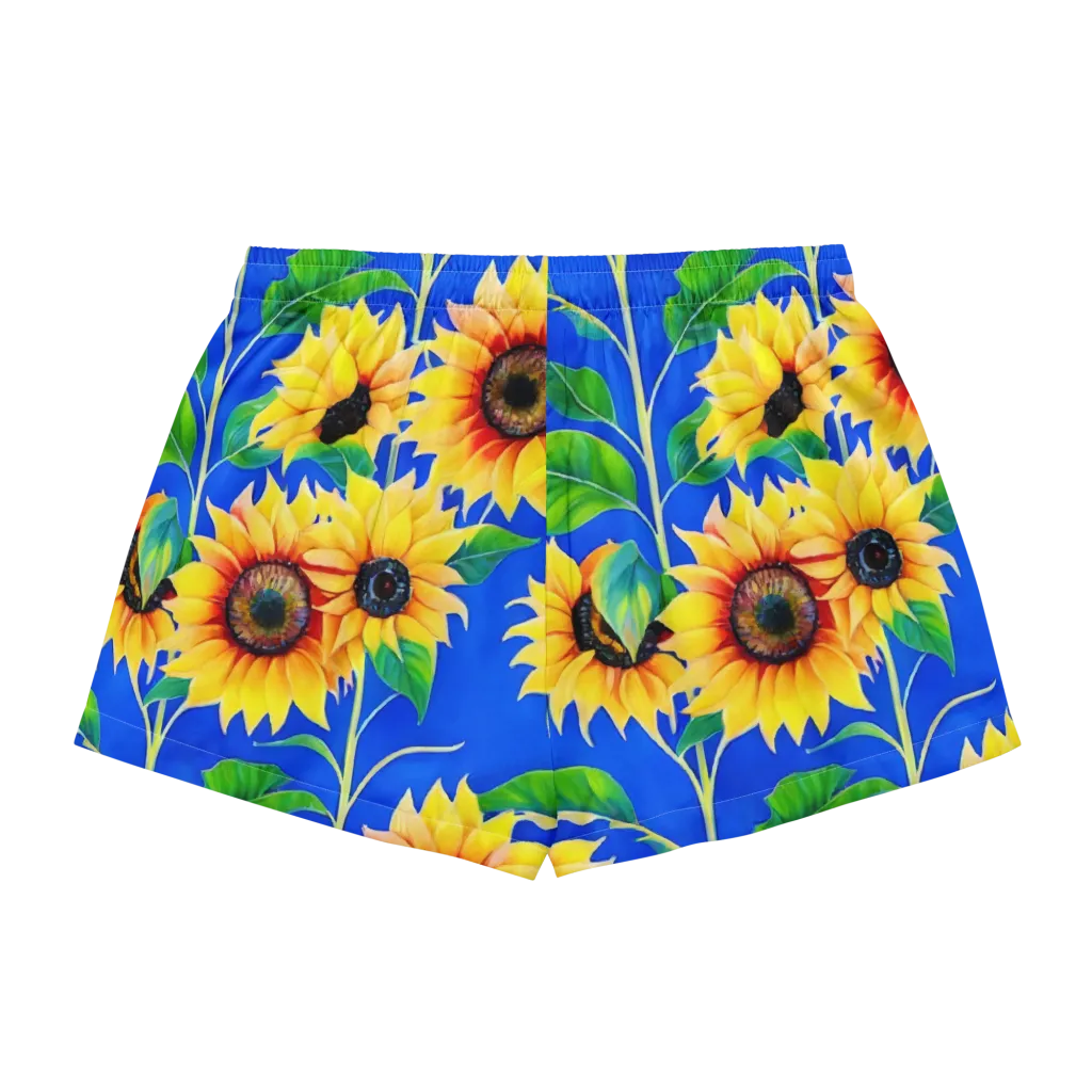 Sunlit Canopy on Women's Pajama Shorts — Back