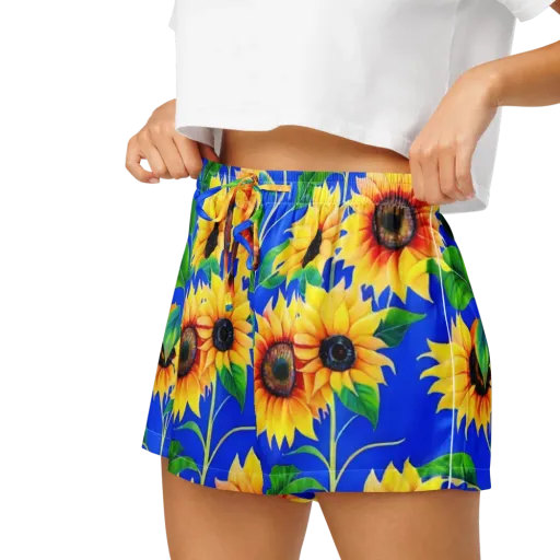 Sunlit Canopy on a Women's Pajama Shorts