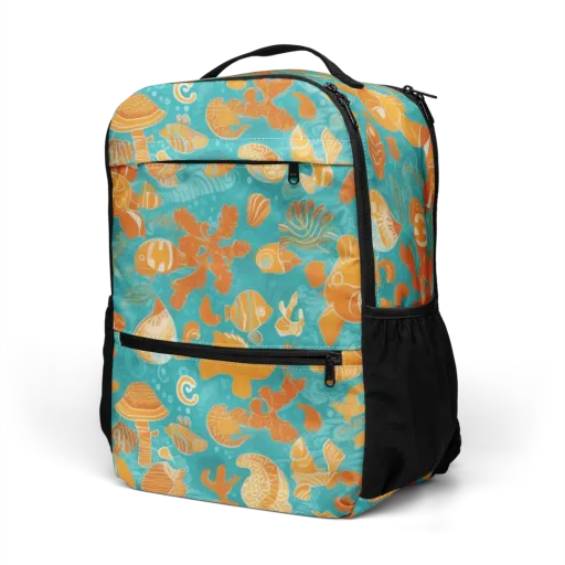 Tidepool Tangerine on a Utility Backpack