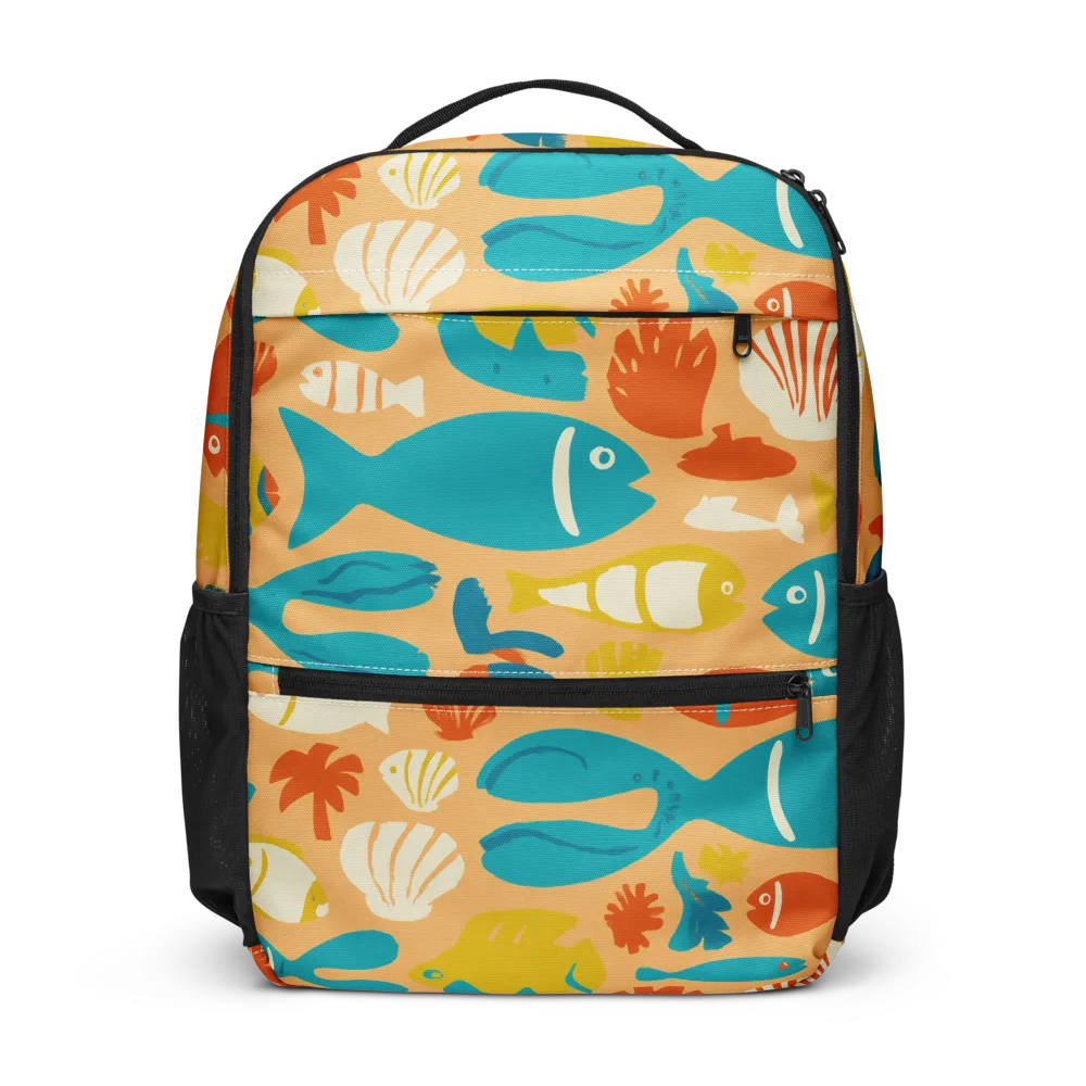 Marigold Lagoon on Utility Backpack — Front