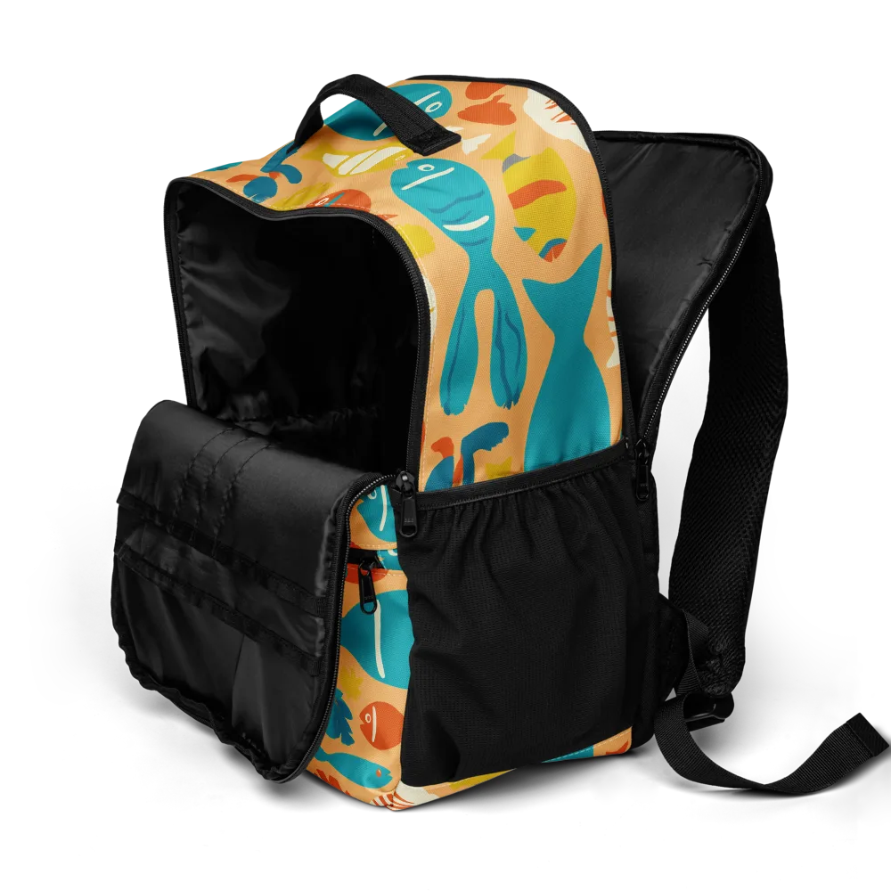 Marigold Lagoon on Utility Backpack — Product details 2