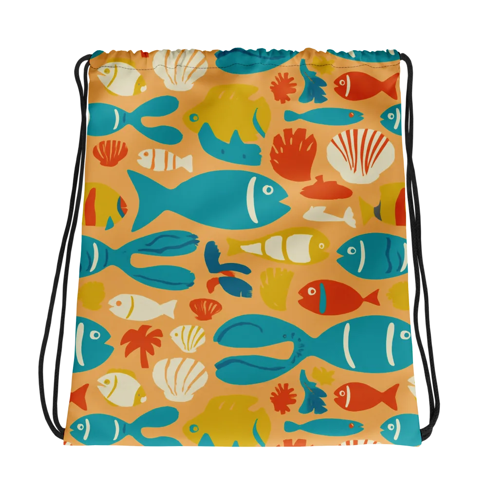 Marigold Lagoon on Drawstring Bag — Photo