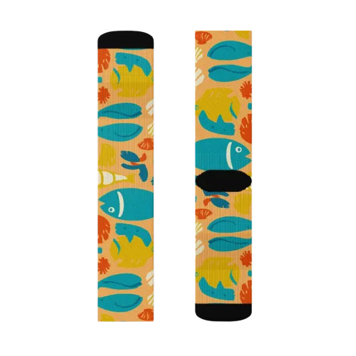 Marigold Lagoon on a Socks