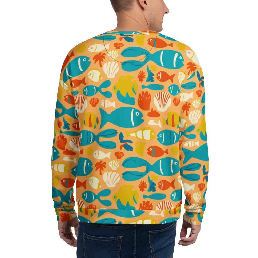 Marigold Lagoon on Sweatshirt — Back