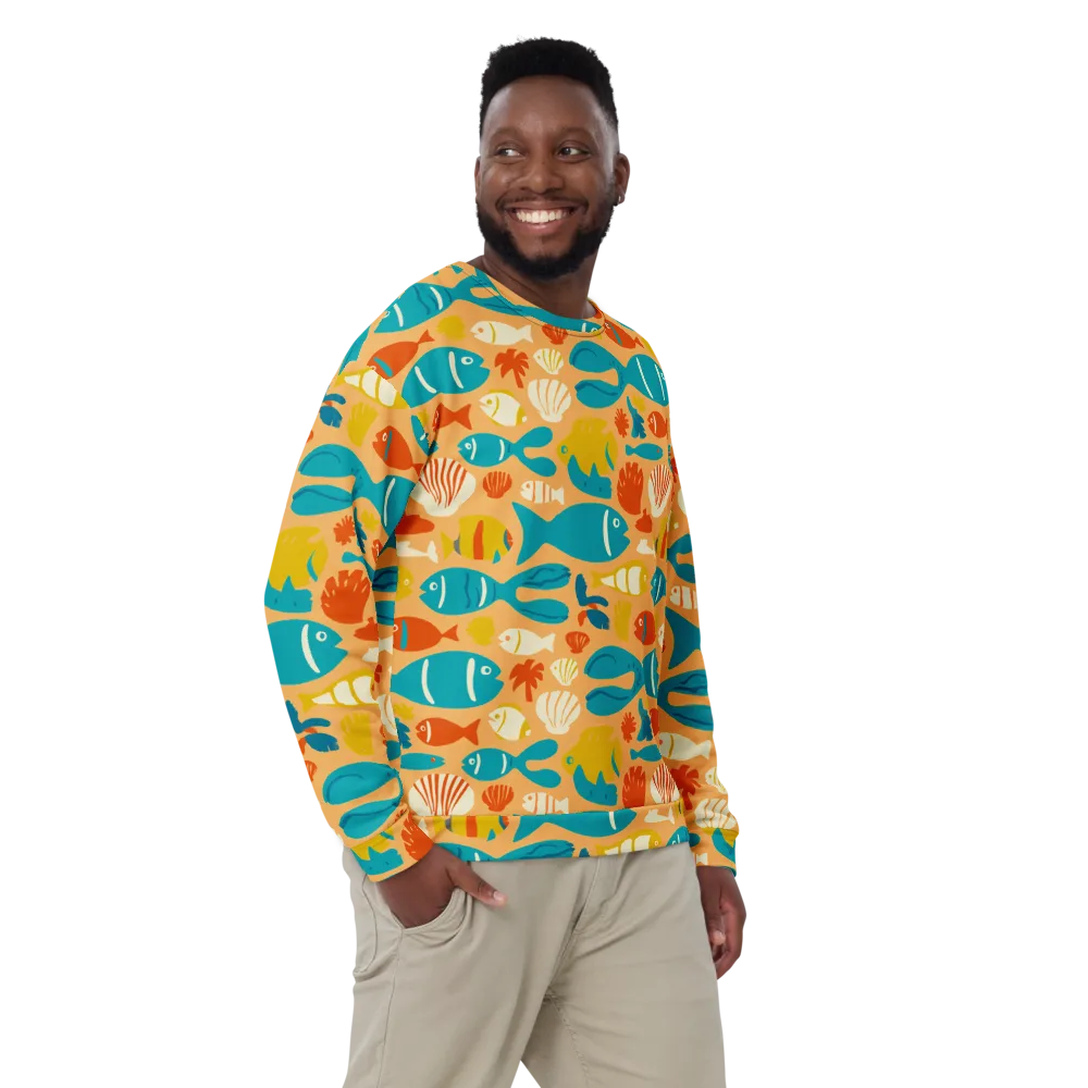 Marigold Lagoon on Sweatshirt — Front