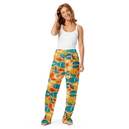 Marigold Lagoon on a Women's Pajama Pants