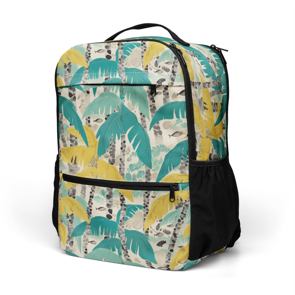 Lagoon Canopy on Utility Backpack — Left Front