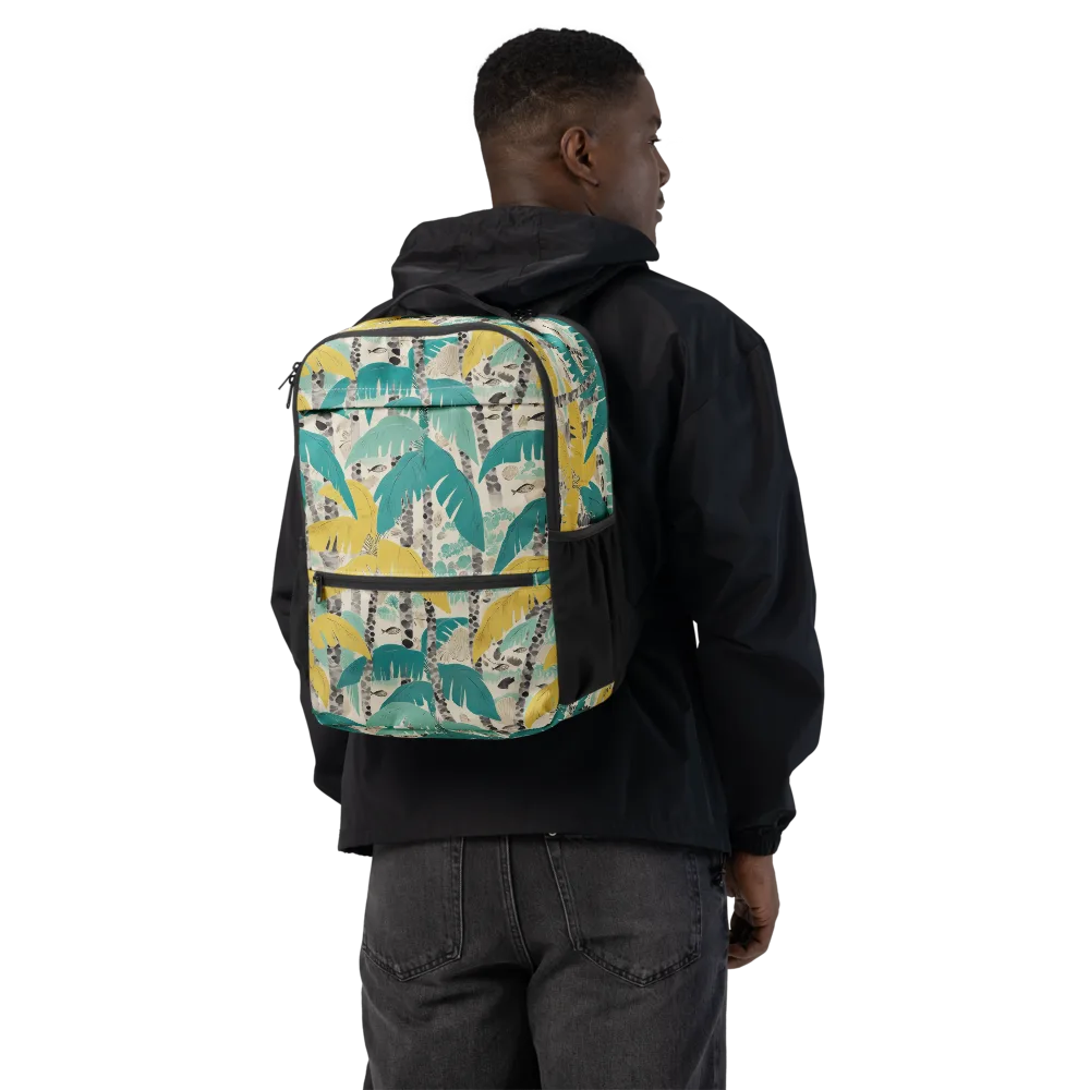 Lagoon Canopy on Utility Backpack — Back
