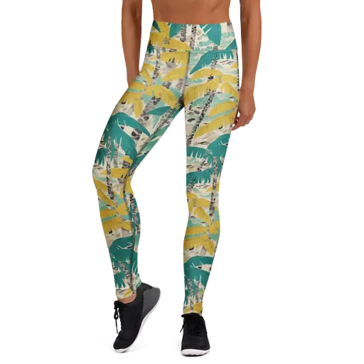 Lagoon Canopy on a Yoga Leggings