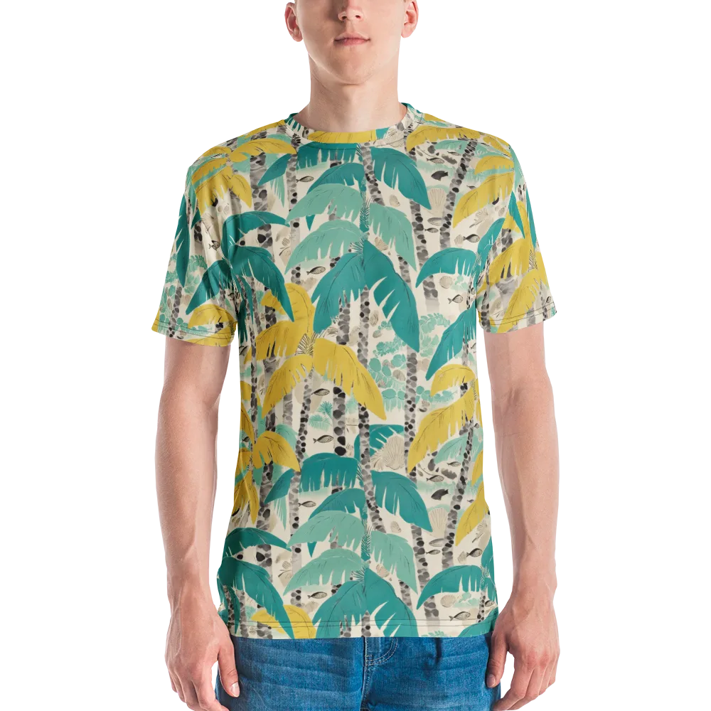 Lagoon Canopy on Men's Crew Neck T-Shirt — Front