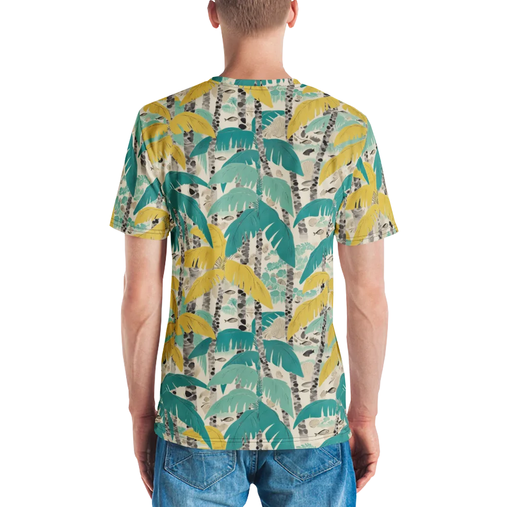 Lagoon Canopy on Men's Crew Neck T-Shirt — Back