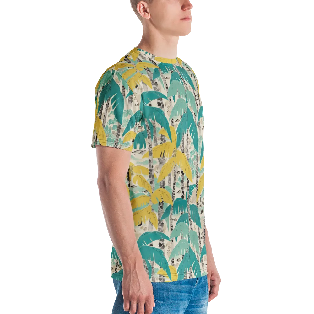 Lagoon Canopy on Men's Crew Neck T-Shirt — Right