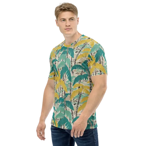 Lagoon Canopy on a Men's Crew Neck T-Shirt